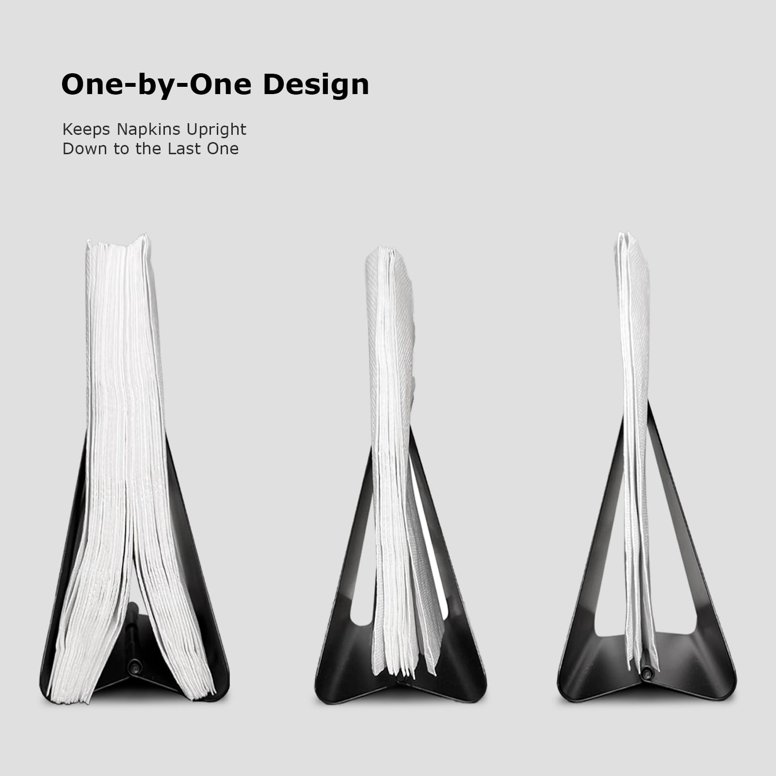 Fudontte dispensador-napkins vertical, pila estable para acceso inmediato