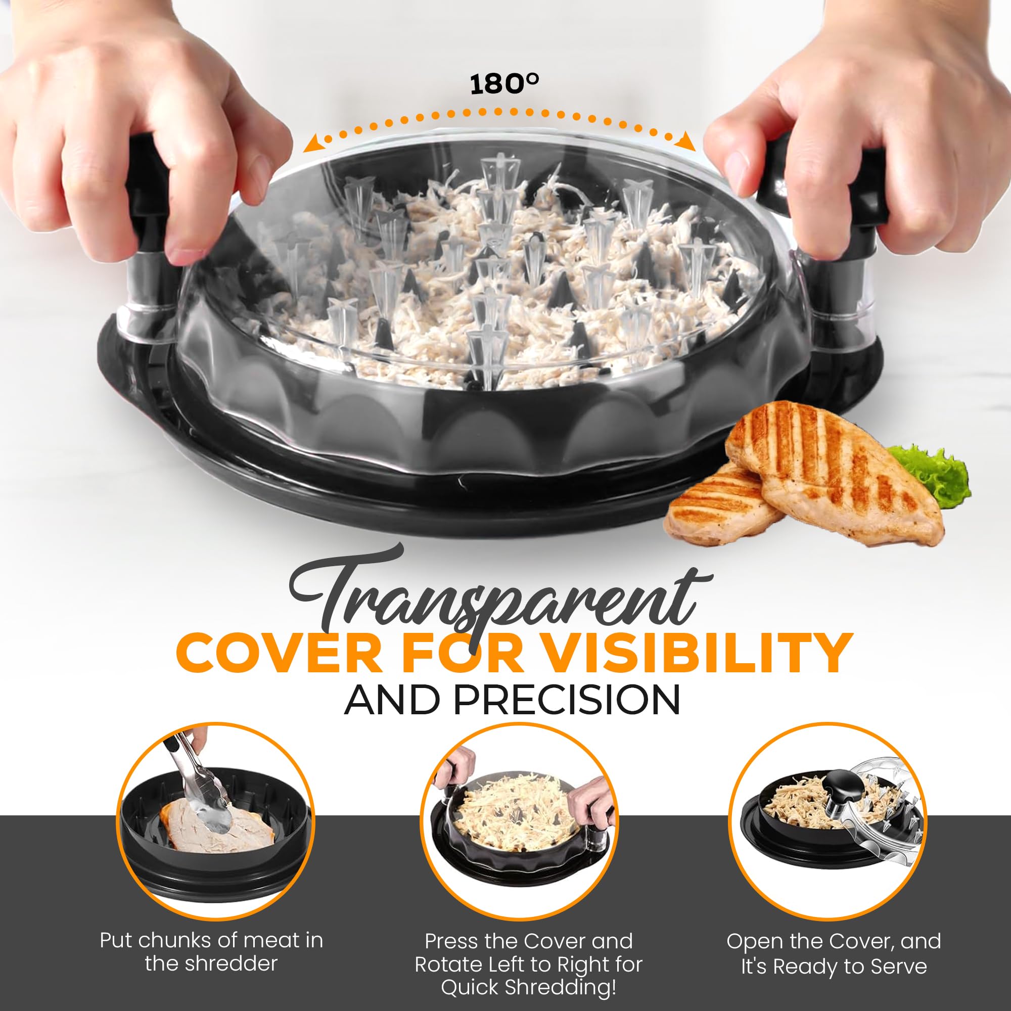 Mango ergonómico antideslizante de Fuel Kitchen para uso cómodo.