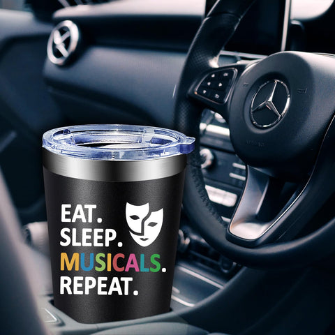 Taza Fufandi Teatro 20oz, ideal para usos en ensayos y presentaciones.