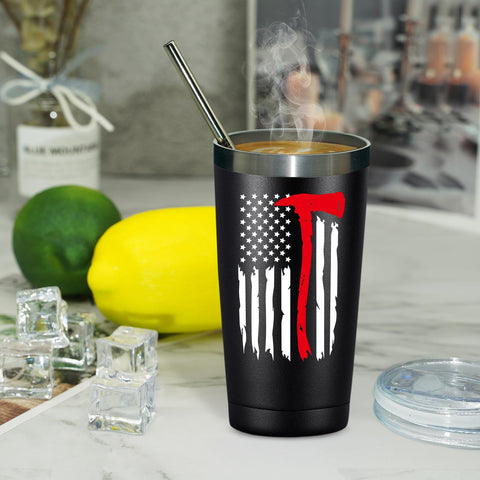 Taza regalo Fufandi para bombero, útil en fechas especiales.