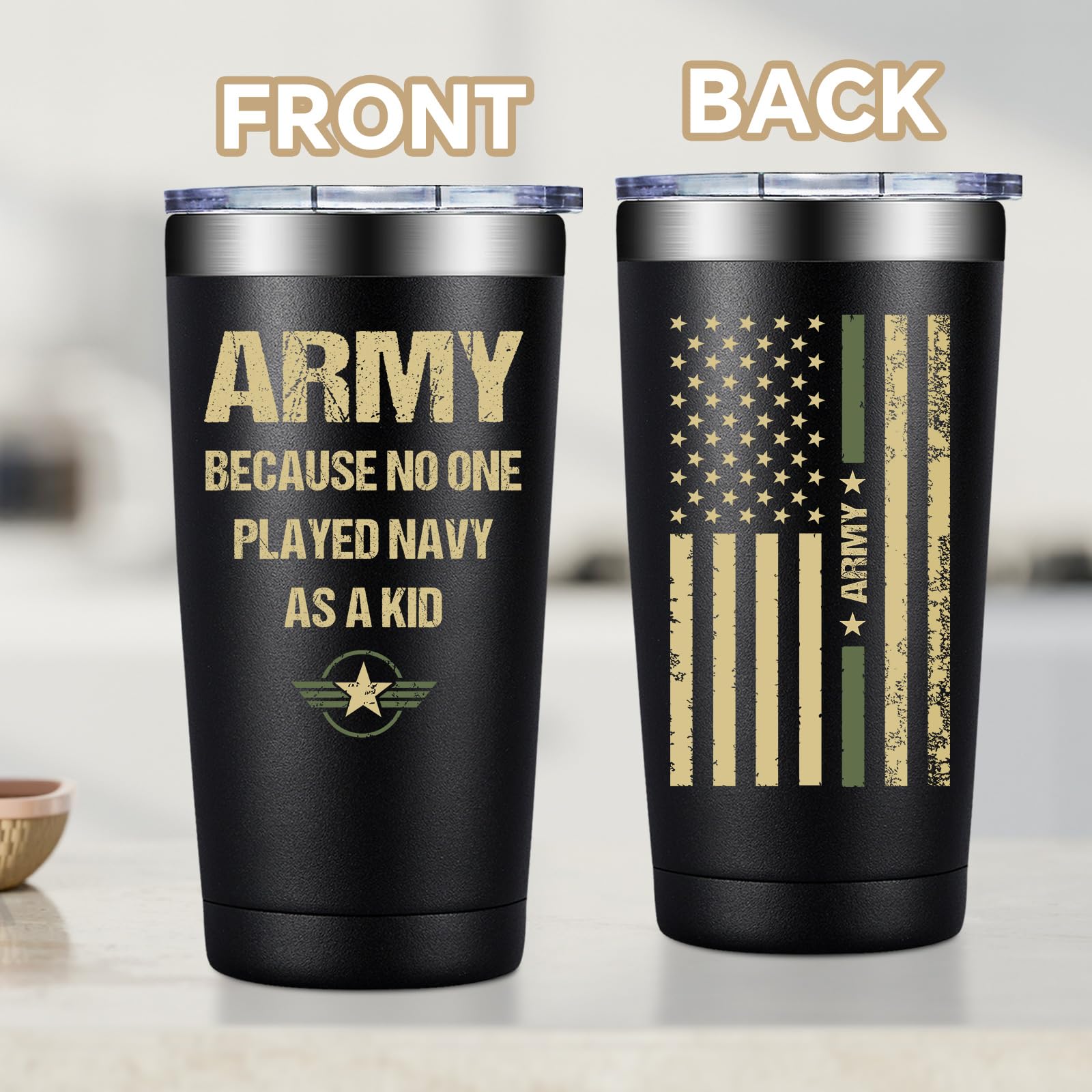 Vaso térmico Fufandi 20 oz con doble pared, conserva temperatura por más tiempo.