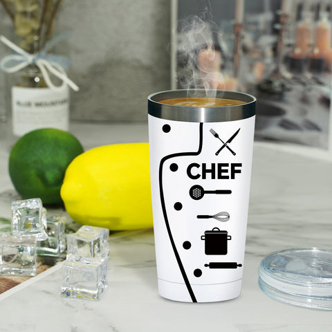 Vaso térmico Fufandi de doble pared, mantiene temperatura por horas