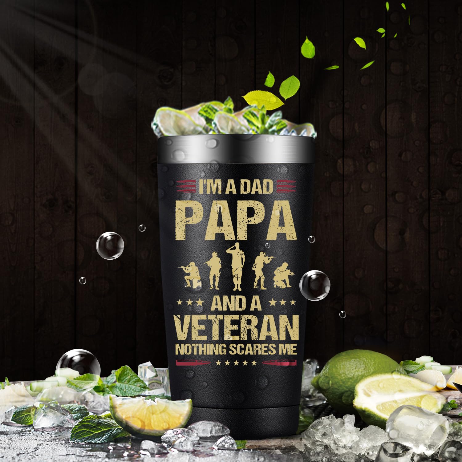Vaso Fufandi para uso diario, práctico para la oficina y viajes.