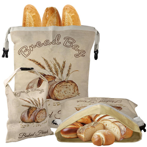 Bolsas Fufeisi de cera de abejas 17x13 para pan grande y frescura