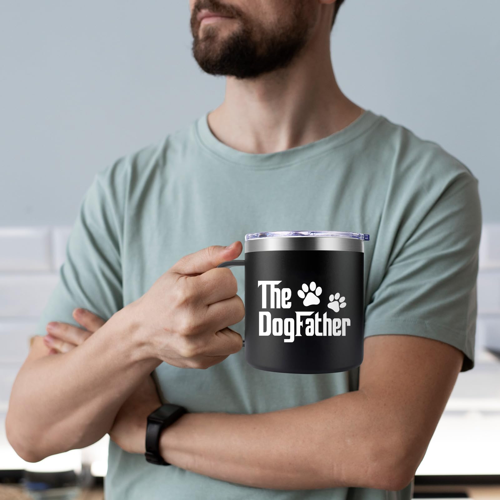 Taza Fufendio papá-perro, regalo destacado para amantes de perros