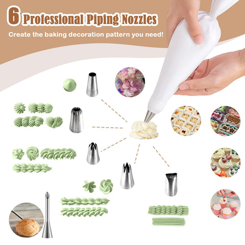 Saco reutilizable de 16 pulgadas para repostería continua.