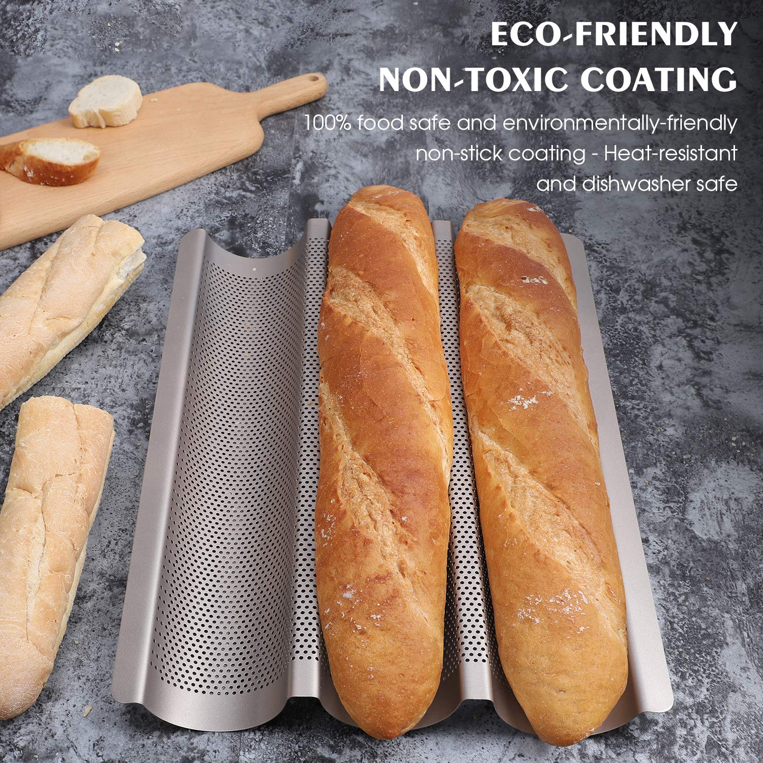 Fulimax acero al carbono resistente, pan casero duradero