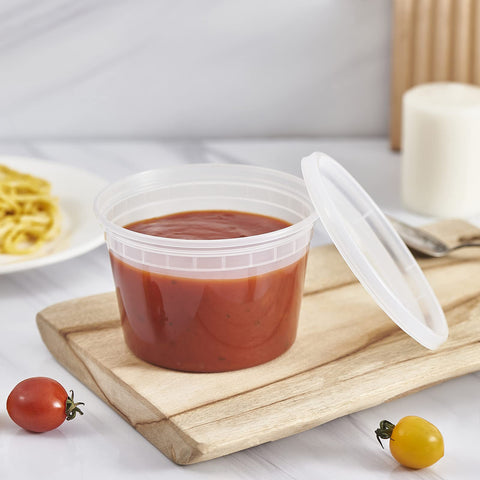 Contenedores FULING libres de BPA para sopa y salsas.