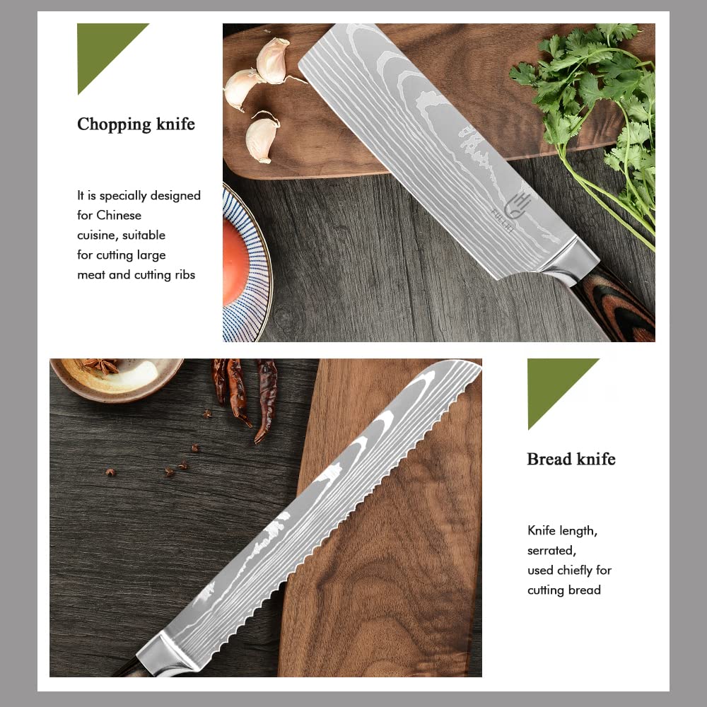Cuchillo FULLHI universal de 5 pulgadas para peeling y precisión.