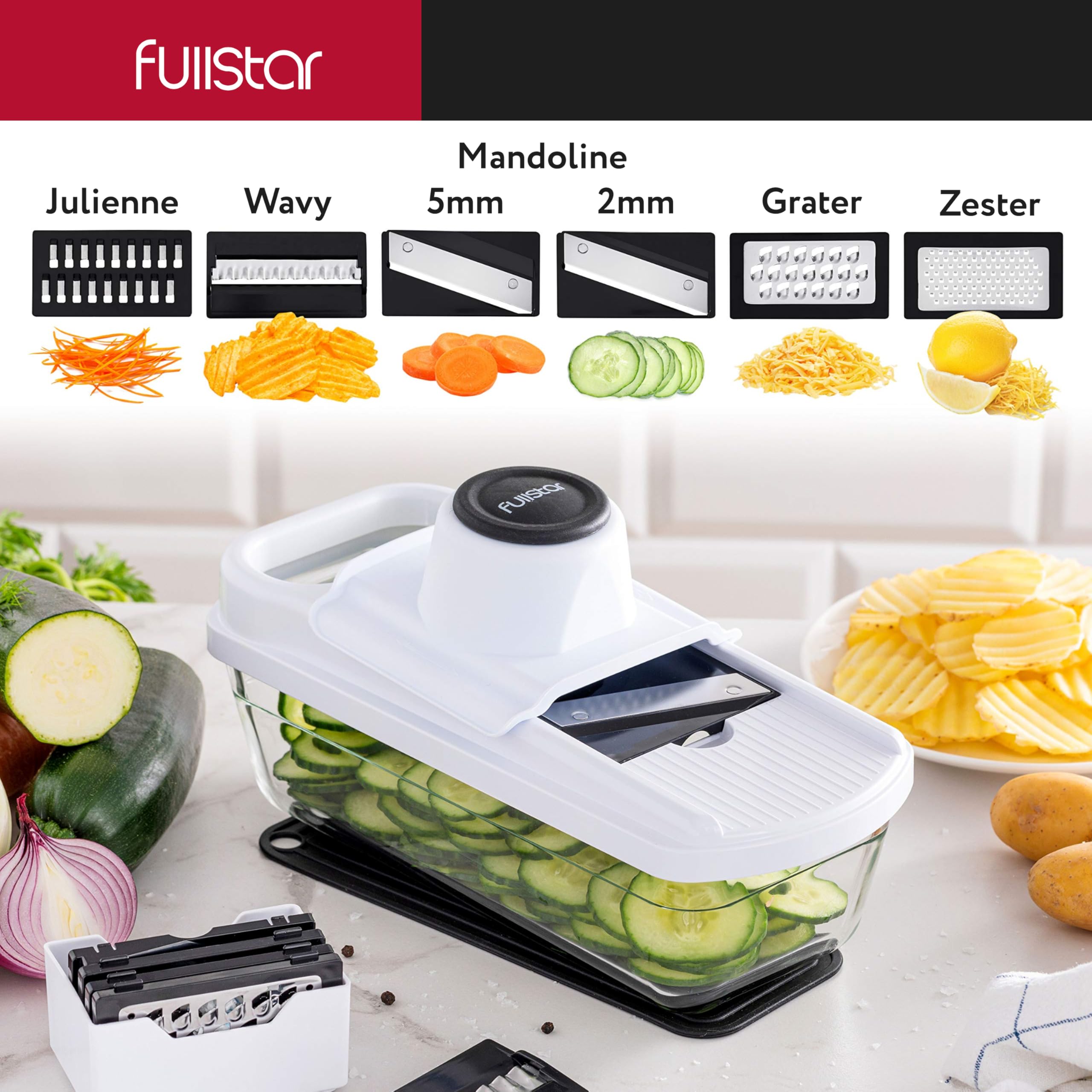 Fullstar base antideslizante con bandeja para evitar salpicaduras