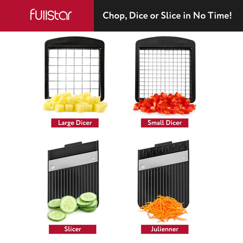 Fullstar mandolina cuchillas intercambiables para grosores variables