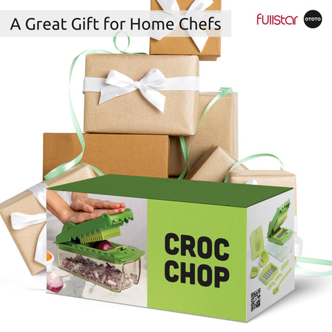 Fullstar OTOTO Croc Chop, cepillo de limpieza incluido para facilitar el cuidado.