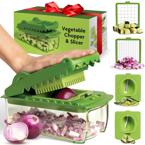 Fullstar OTOTO Croc Chop, corte rápido de vegetales para ensaladas.