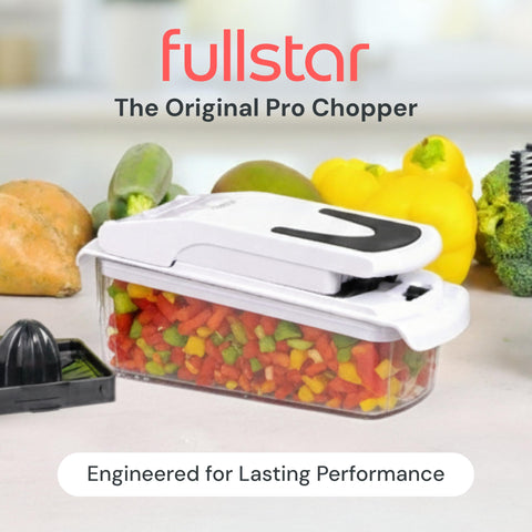 Fullstar Pro Chopper Original con capacidad de 5 tazas para lotes grandes.