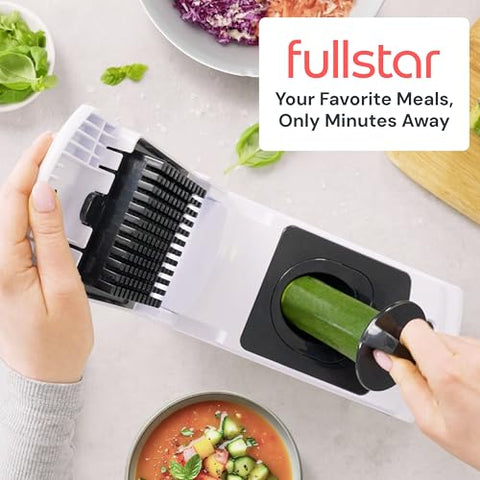 Fullstar Pro Chopper Original, espiralizador y cortador para verduras y frutas frescas.