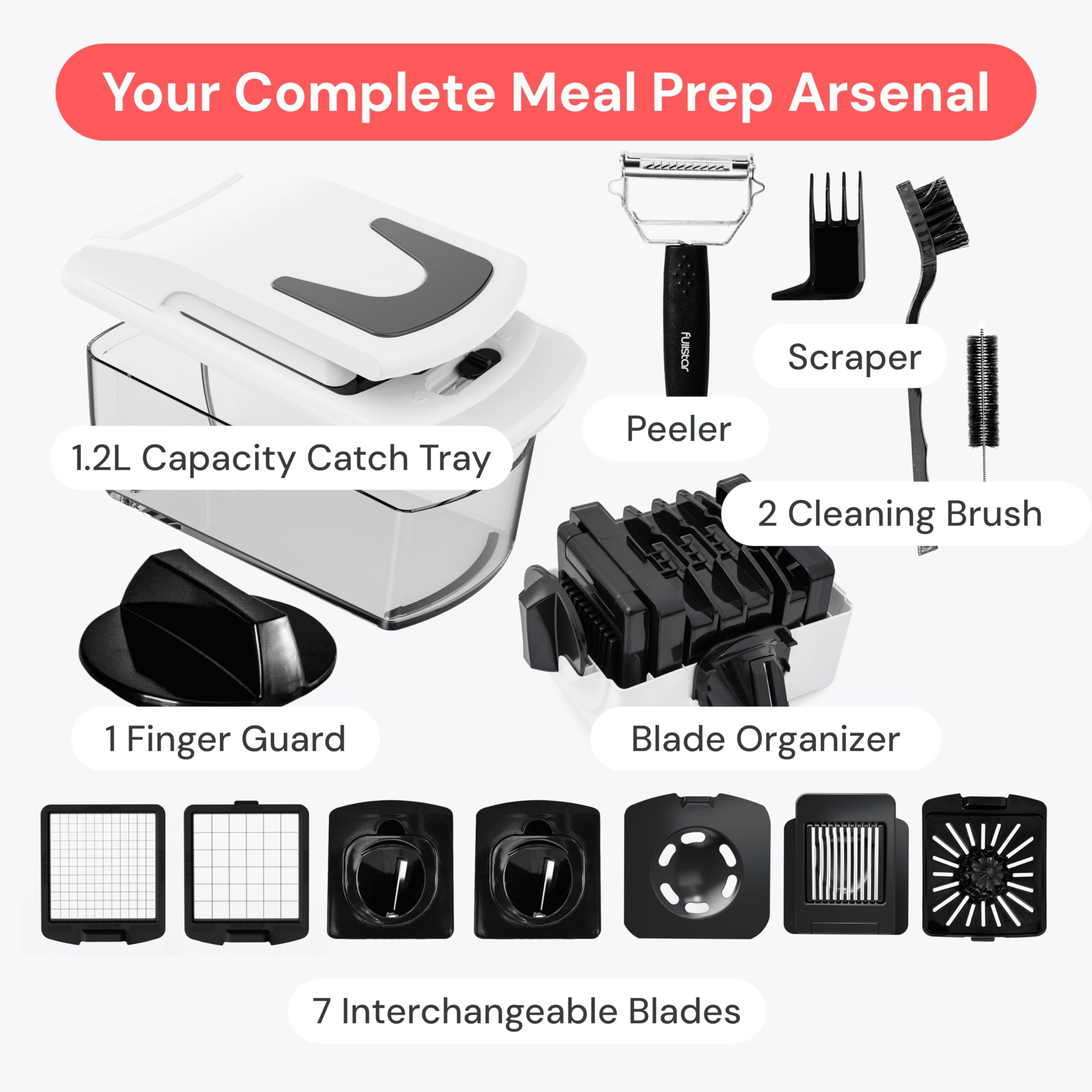 Fullstar Pro Chopper Original, regalo práctico para cocinas modernas y ocupadas.