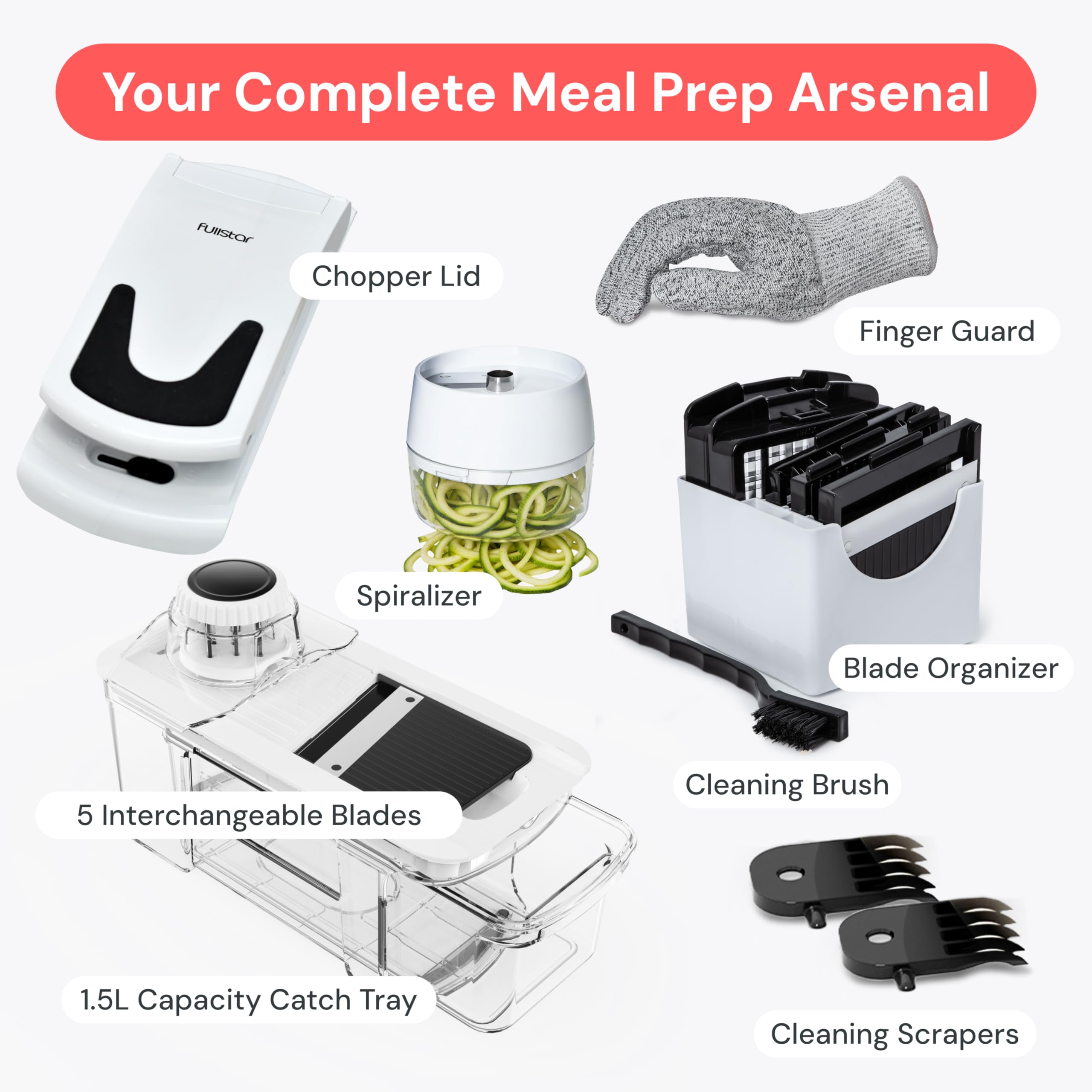 Fullstar regalo práctico ideal para cocineros novatos y aficionados a la cocina.