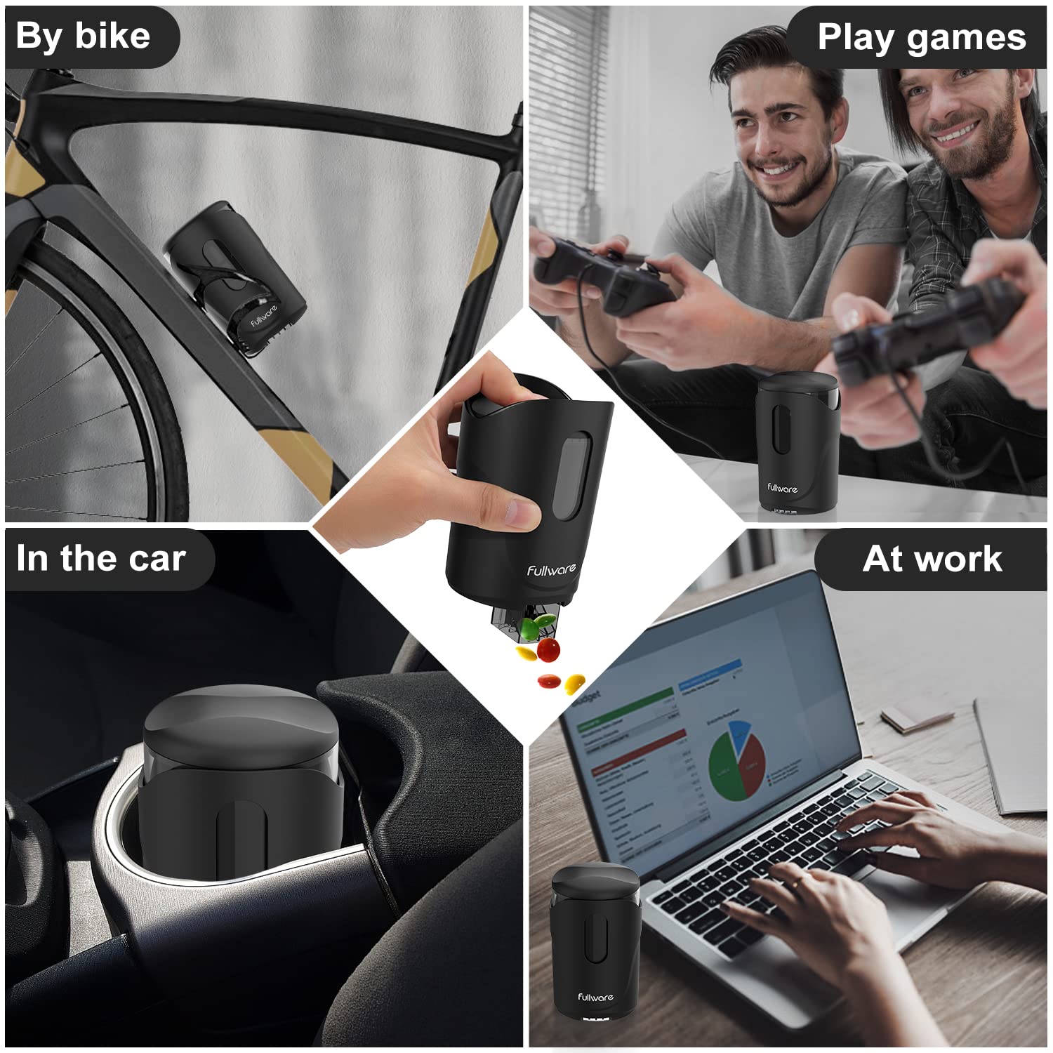 Flowie compacto y portátil para llevar