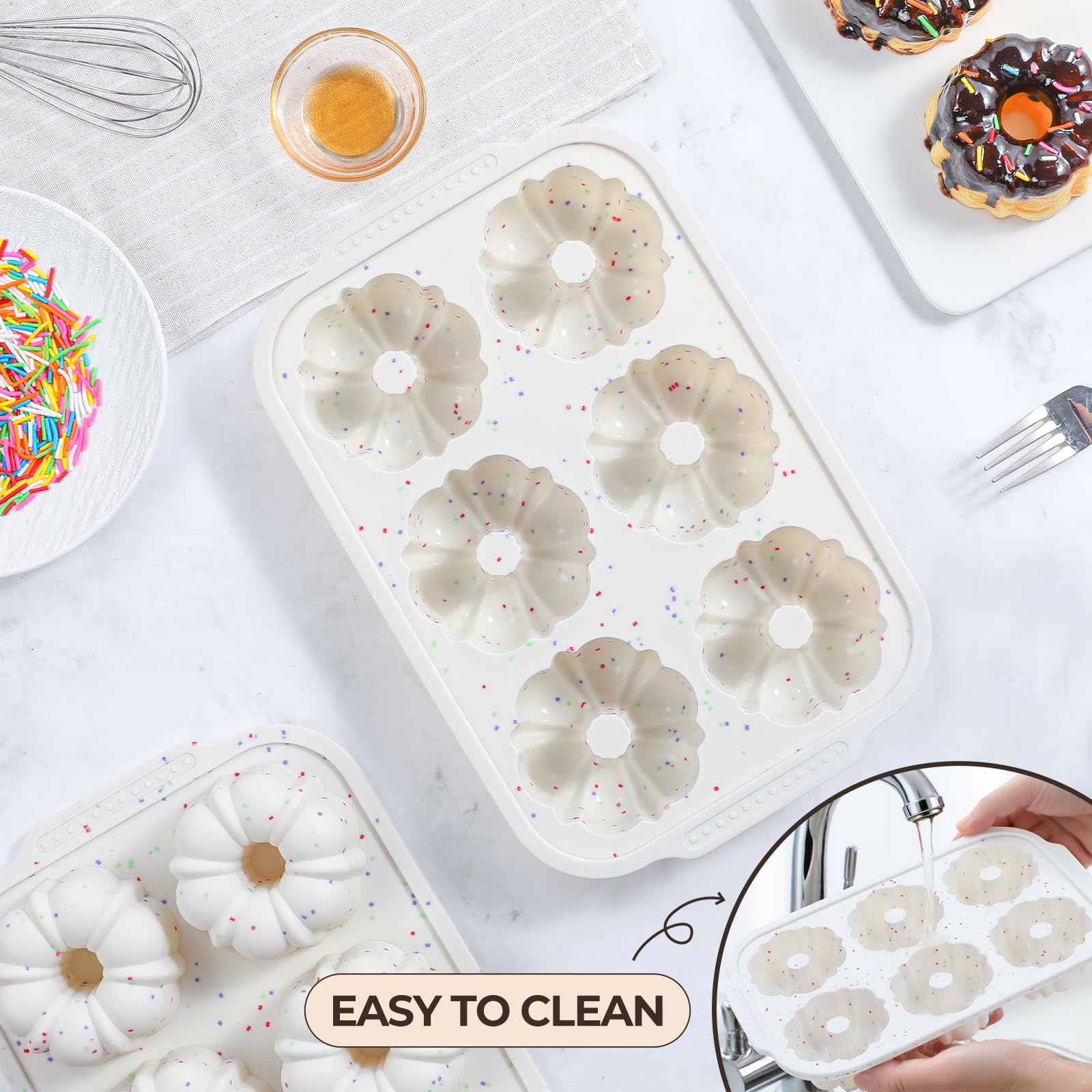 FUNBAKY gelatinas y postres gelatinosos con silicona flexible.