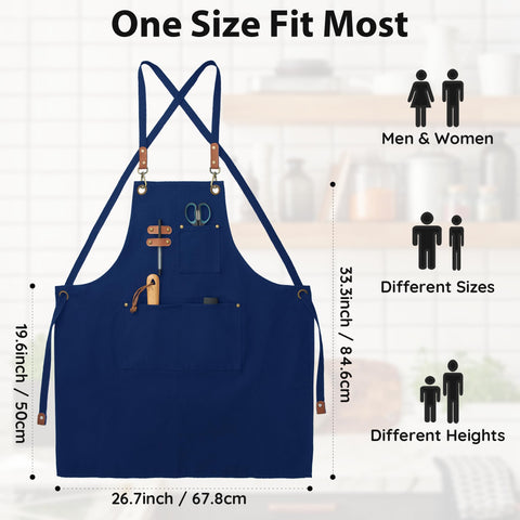 Delantal FunChaos de una talla para hombres y mujeres.