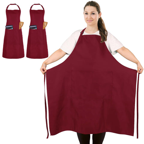 Delantal FunChaos talla grande para cocina, protección contra salpicaduras.