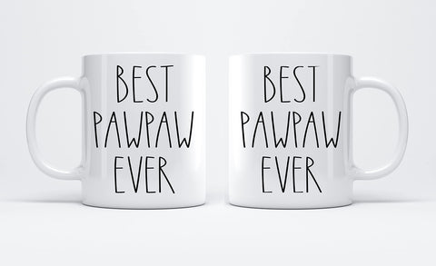 FundingCharlee Best Pawpaw Ever taza, asa detalle, duradera para uso diario