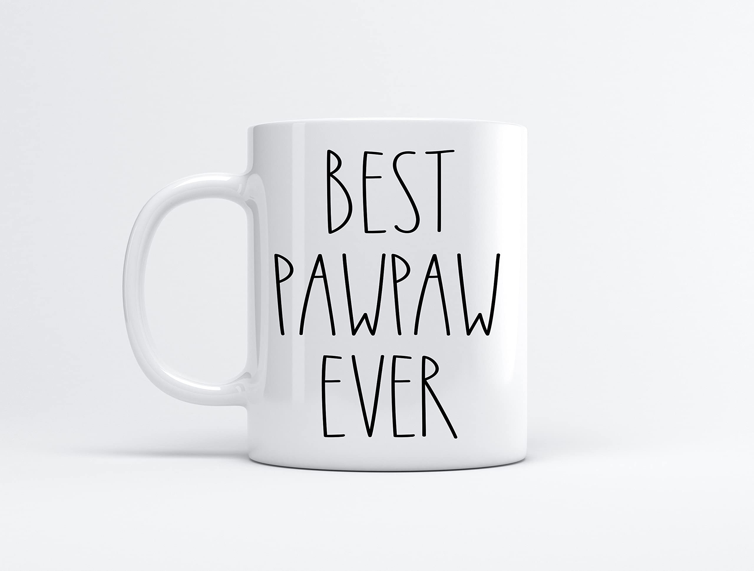 FundingCharlee Best Pawpaw Ever taza frente, ideal para regalo diario de café