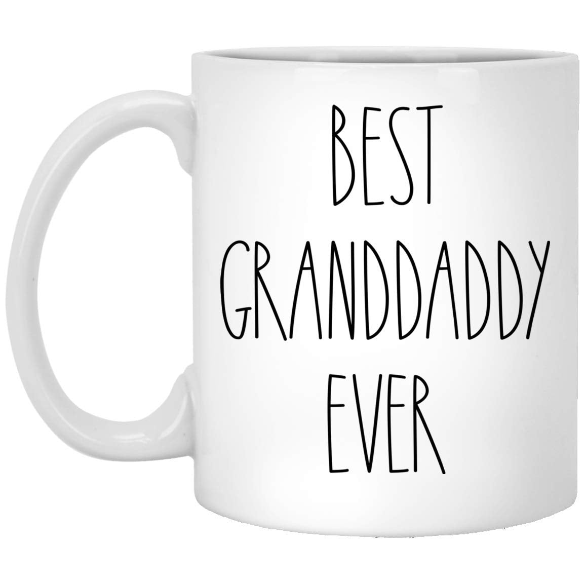 Taza FundingCharlee para el mejor abuelo, 11 oz, ideal para café diario