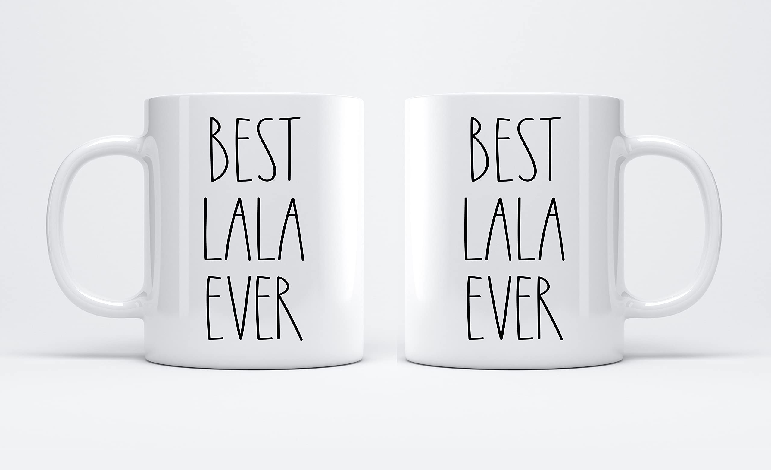 Taza FundingCharlee vista lateral destacando el diseño, regalo perfecto para Navidad o cumpleaños.