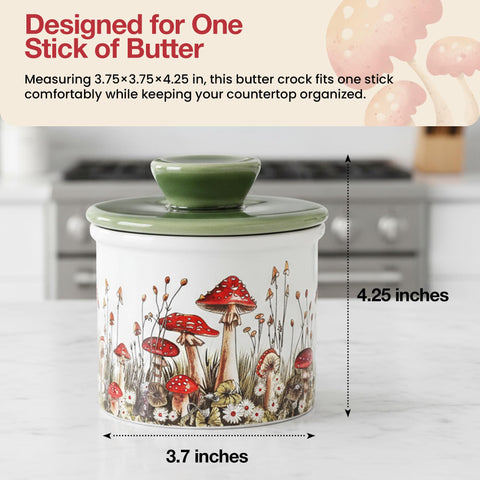 El sello de agua de Fungi Fun preserva la frescura sin necesidad de refrigeración.