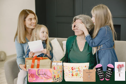 Tarjeta FUNICGIF para abuela, lista para personalizar