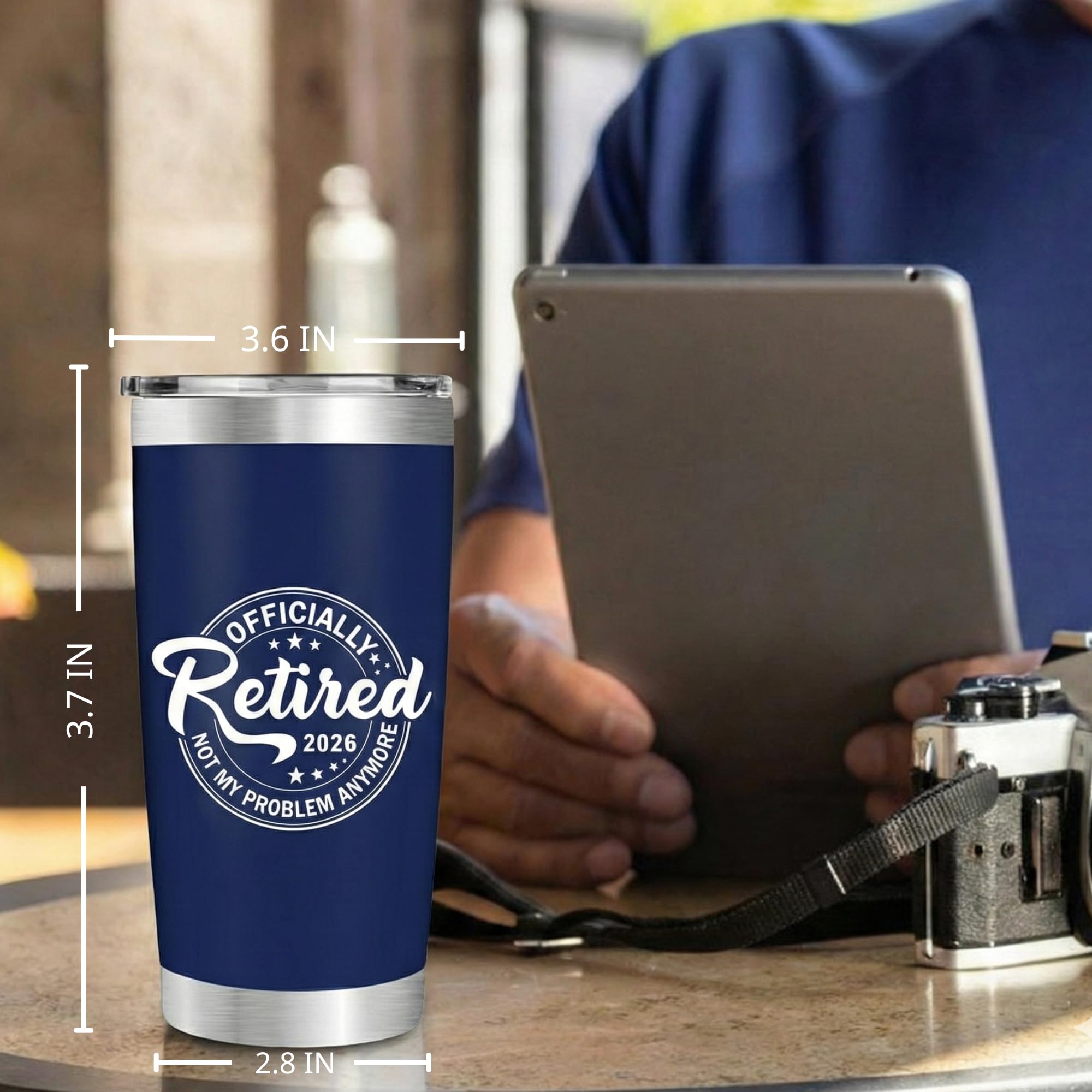 Regalo de jubilación FUNITZ para papá, taza de 20 oz.