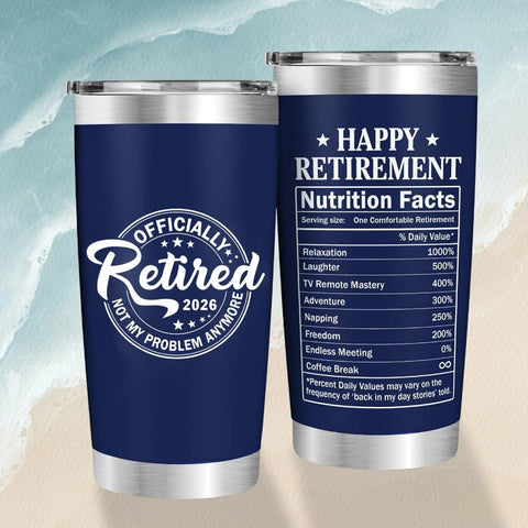 Taza FUNITZ navy de 20 oz, ideal para uso diario.
