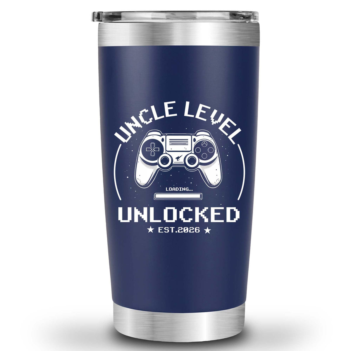 FUNITZ Tumbler 20oz nuevo tío en Navidad 2026, regalo memorable para la ocasión.