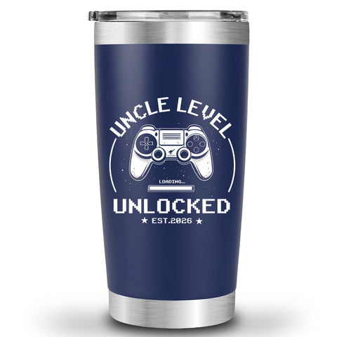 FUNITZ Tumbler 20oz nuevo tío en Navidad 2026, regalo memorable para la ocasión.