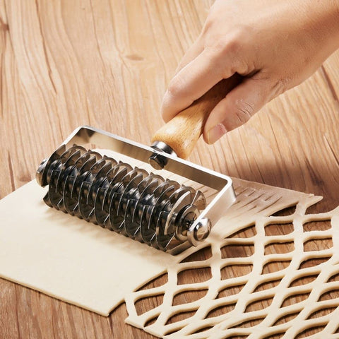 FUNNANS Rodillo mango madera: agarre ergonómico para hornear