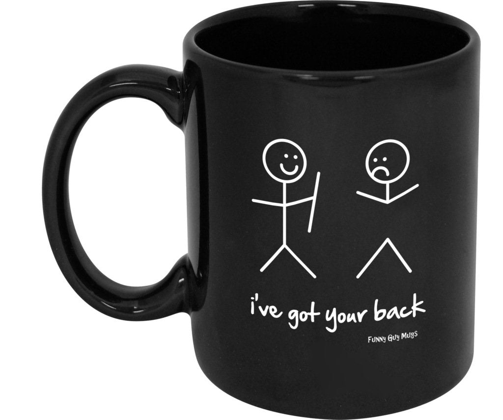 Funny Guy Mugs: diseño en ambos lados para zurdos y diestros