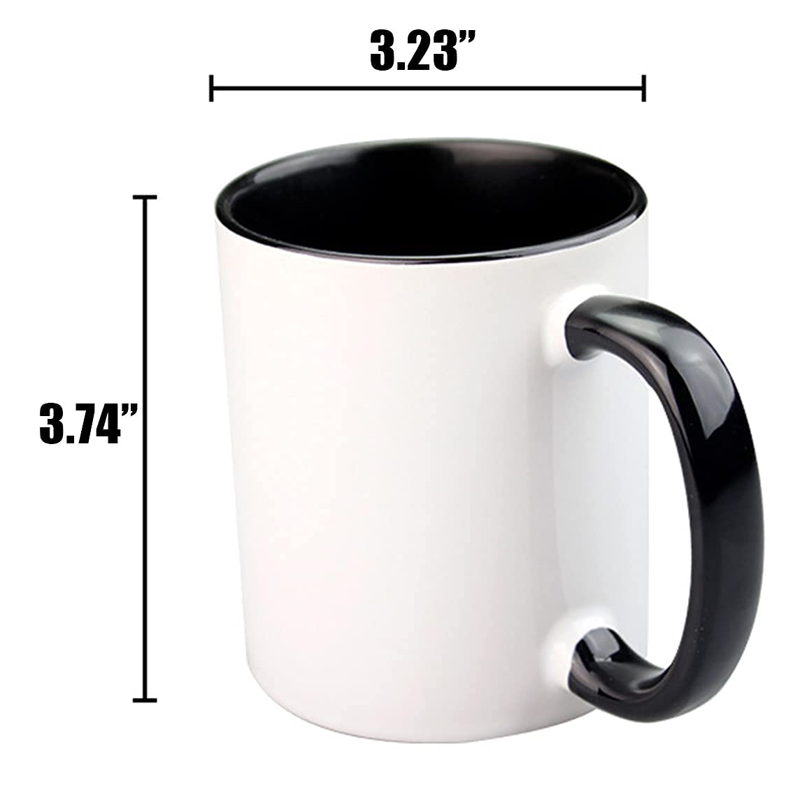 Taza FUNNY KIDS' HOME con diseño sencillo y agarre ergonómico, cómodo.