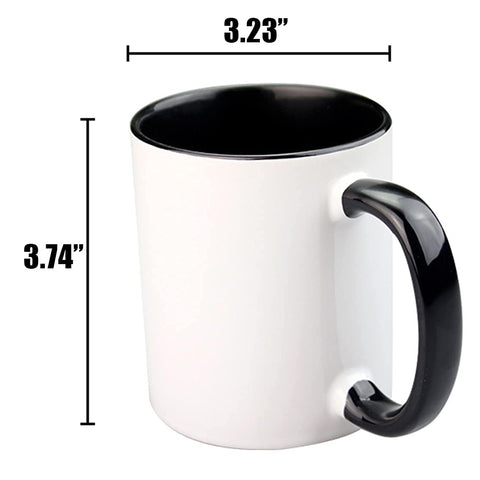 Taza FUNNY KIDS' HOME con diseño sencillo y agarre ergonómico, cómodo.
