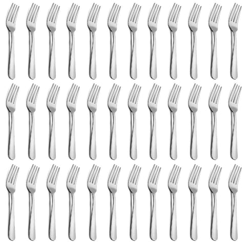 Funnydin 36 tenedores, set de 7,1 pulgadas, ideal para comidas familiares y eventos.