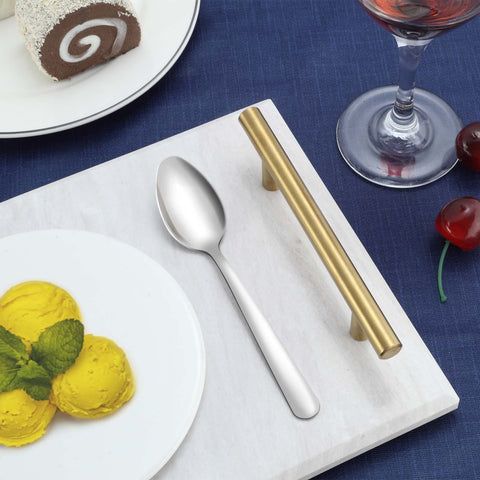 Cucharas de té Funnydin útiles para cafeterías y restaurantes por su durabilidad.