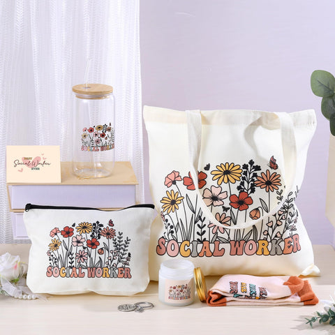 Llavero de Funnymoom con diseño floral, práctico para llaves y accesorios.