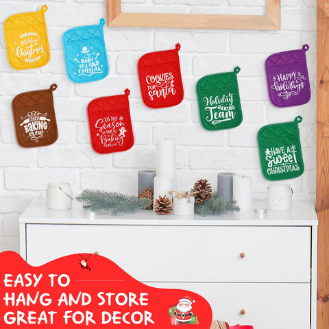 Manoplas resistentes al calor Funnymoom, duraderas para uso diario en la cocina.
