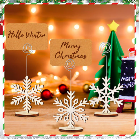Tarjetas kraft Funnymoom para Navidad, fáciles de combinar con la decoración.