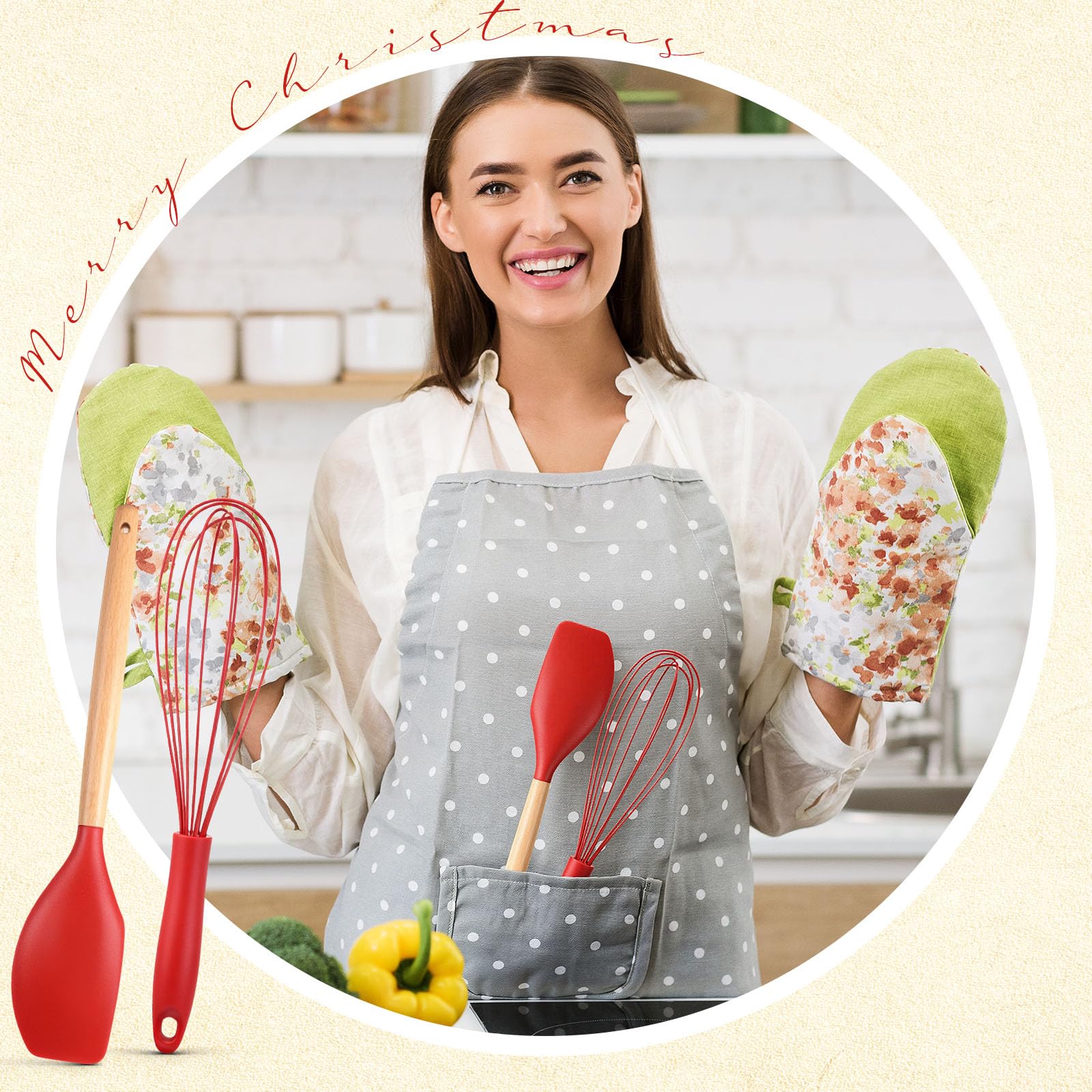 Set de cocina rojo Funnymoom listo para regalo