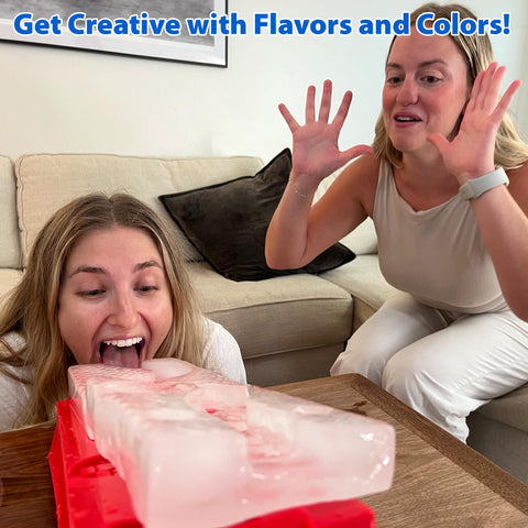 Funwares luge hielo versátil para bebidas diversas, desde aguas hasta jugos.