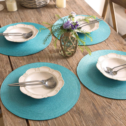 Decoración elegante FunWheat turquesa para fiestas y celebraciones