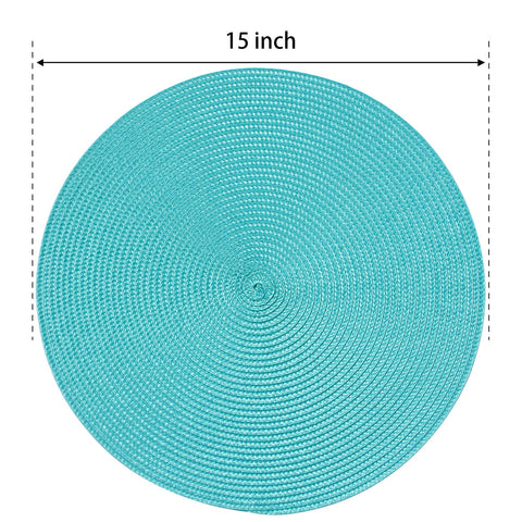 FunWheat placemats de 15 pulgadas acomodan platos grandes con estilo