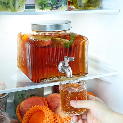 Apertura amplia del dispensador FUREEY, facilita añadir hielo y limpiar.