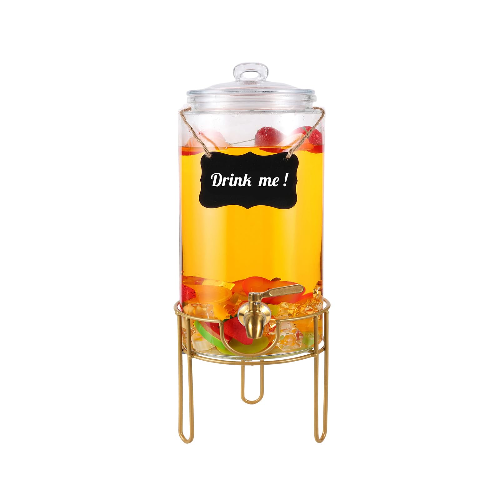 Dispensador FUREEY de 1 galón con pie, ideal para eventos al aire libre